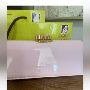 Ted Baker Pink Clutch Bag NWT- With Box & Bag